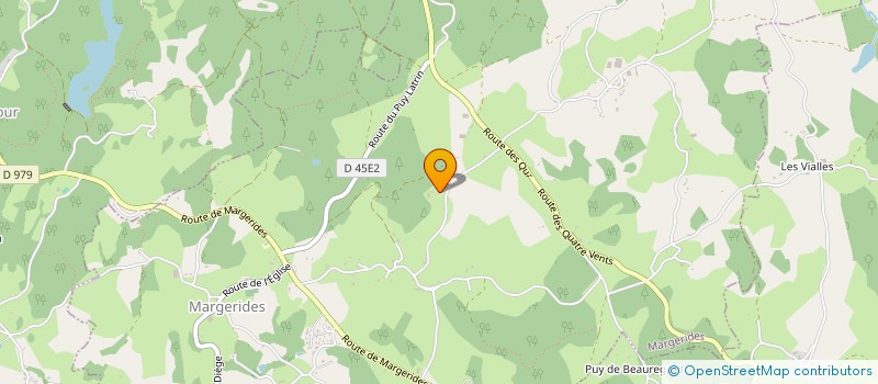 localisation de l'entreprise SCI DES ENSAYGNES  MARGERIDES