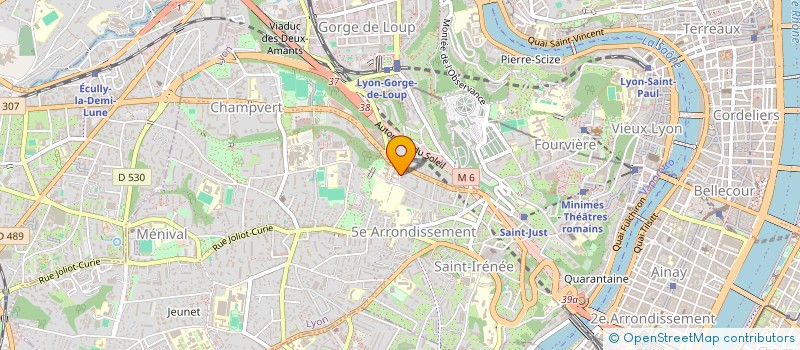 localisation de l'entreprise SCI DES ENTREPOTS à LYON