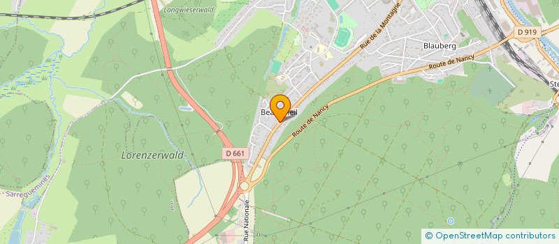 localisation de l'entreprise SCI DES ENTREPOTS DE SARREGUEMINES  SARREGUEMINES