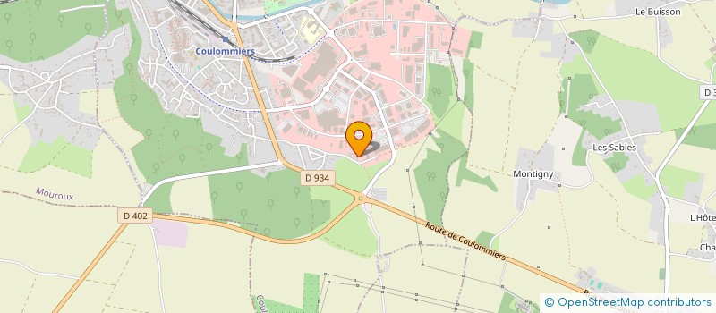 localisation de l'entreprise SCI DES EPARNAILLES à COULOMMIERS