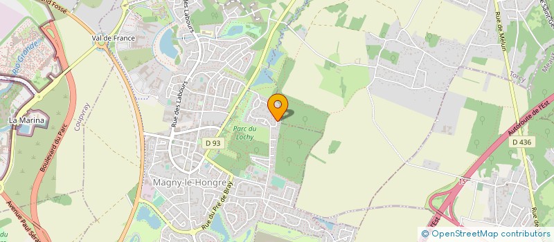 localisation de l'entreprise SCI DES EPILLETS  MAGNY-LE-HONGRE