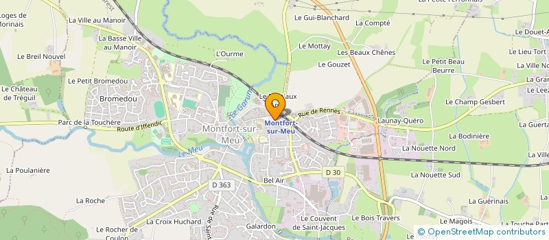 localisation de l'entreprise SCI DES EPINETTES  MONTFORT-SUR-MEU