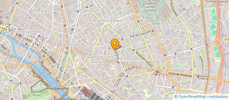 localisation de l'entreprise SCI DES EPINETTES  PARIS