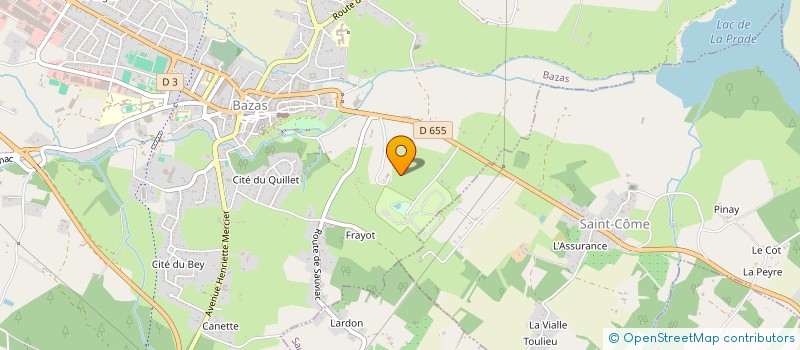 localisation de l'entreprise SCI DES EPOUX DARQUY  BAZAS