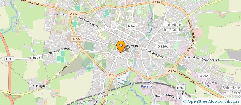 localisation de l'entreprise SCI DES EQUERRES  BAYEUX