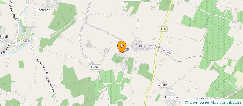 localisation de l'entreprise SCI DES ERABLES  MEDIS