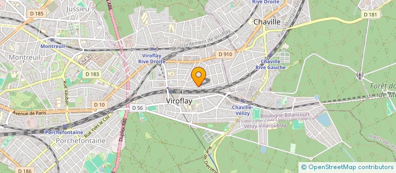 localisation de l'entreprise SCI DES ERABLES  VIROFLAY