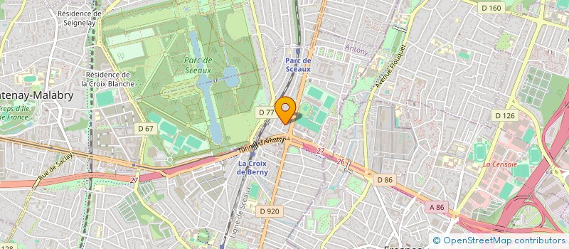 localisation de l'entreprise SCI DES ERABLES à ANTONY