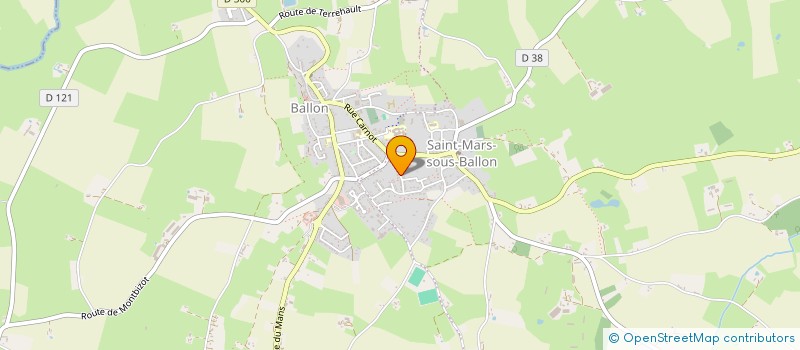 localisation de l'entreprise SCI DES ERABLES  BALLON-SAINT MARS