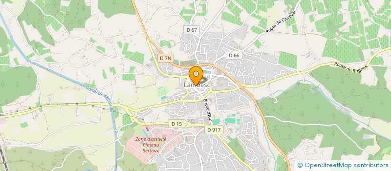 localisation de l'entreprise SCI DES ESCALIERS DU REMPARTS  LAMBESC