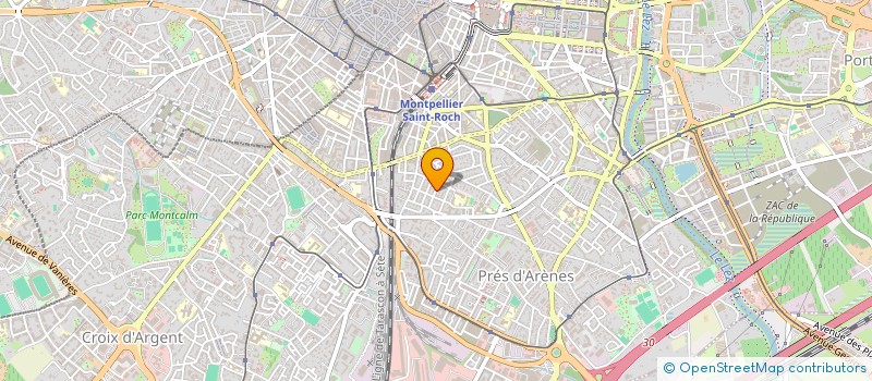localisation de l'entreprise SCI DES ESCARCELIERS à MONTPELLIER