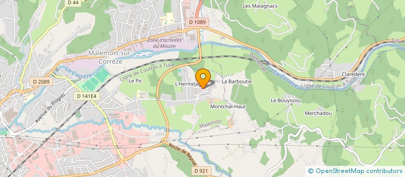 localisation de l'entreprise SCI DES ESCURES à MALEMORT