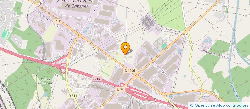 localisation de l'entreprise SCI DES ESPINASSAY  SAINT-QUENTIN-FALLAVIER