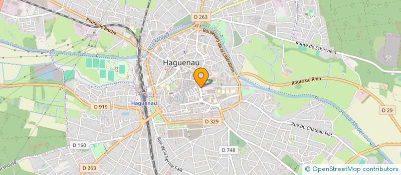 localisation de l'entreprise SCI DES ESPOIRS  HAGUENAU