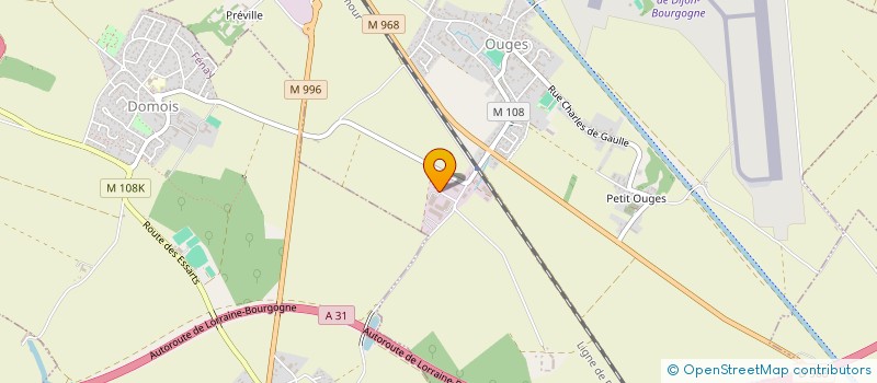 localisation de l'entreprise SCI DES ESSARTS  OUGES