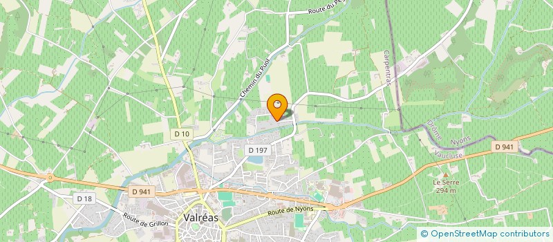 localisation de l'entreprise SCI DES ESTIMEURS à VALREAS
