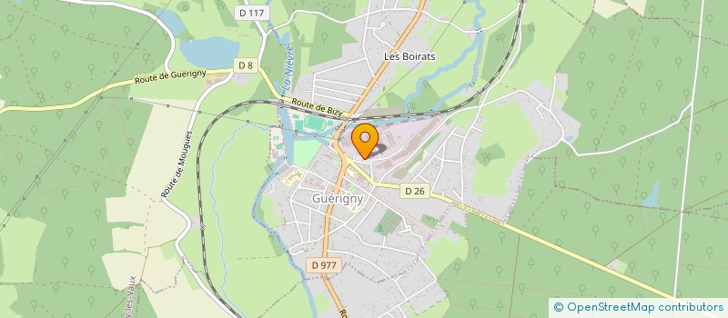 localisation de l'entreprise SCI DES ESTROPES à GUERIGNY
