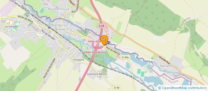 localisation de l'entreprise SCI DES ETANGS à BLANGY-SUR-BRESLE