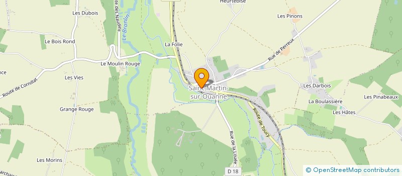 localisation de l'entreprise SCI DES ETANGS à CHARNY OREE DE PUISAYE