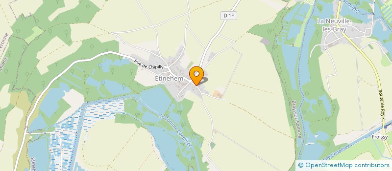 localisation de l'entreprise SCI DES ETANGS  ETINEHEM-MERICOURT