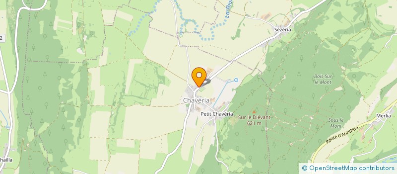 localisation de l'entreprise SCI DES ETANGS  CHAVERIA