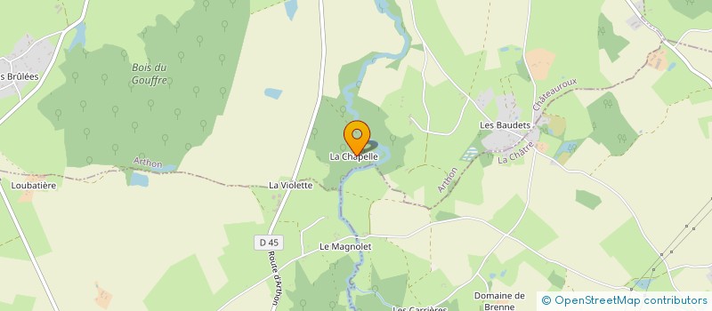 localisation de l'entreprise SCI DES ETANGS à ARTHON