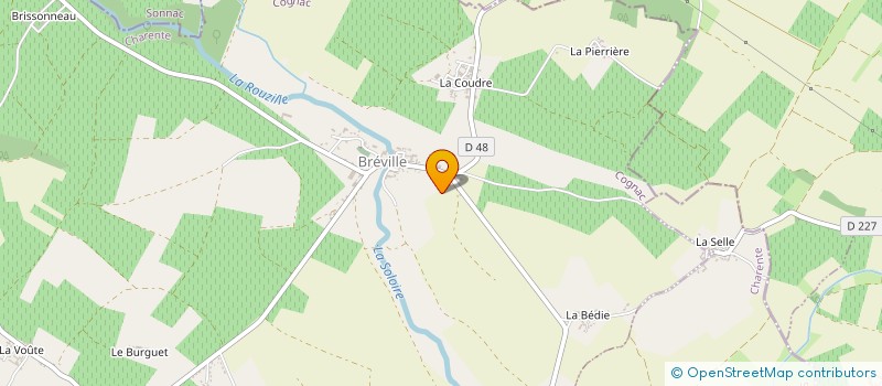 localisation de l'entreprise SCI DES ETANGS  VAL-DE-COGNAC