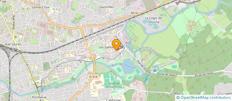 localisation de l'entreprise SCI DES ETANGS CHAUDS  LE MANS