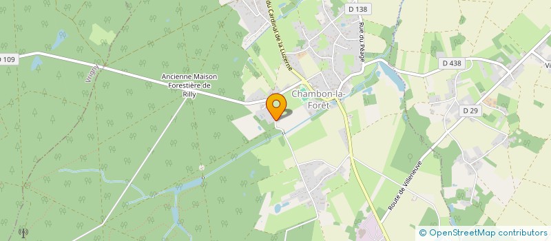 localisation de l'entreprise SCI DES ETANGS DE LA MOTTE  CHAMBON-LA-FORET