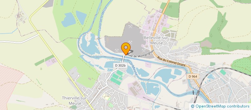 localisation de l'entreprise SCI DES ETANGS DU TAVANNES à BELLEVILLE-SUR-MEUSE
