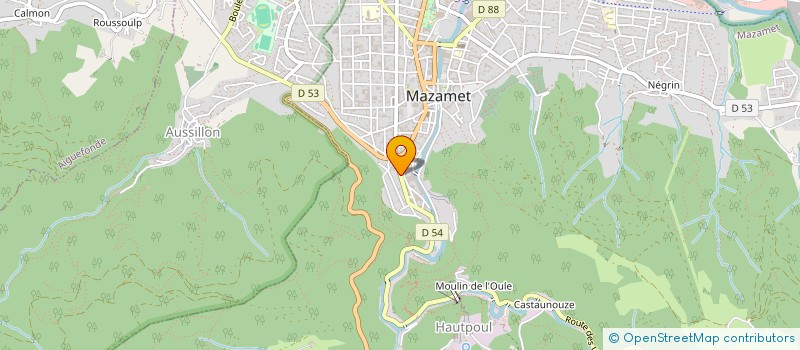 localisation de l'entreprise SCI DES ETANGS DU THORE à MAZAMET