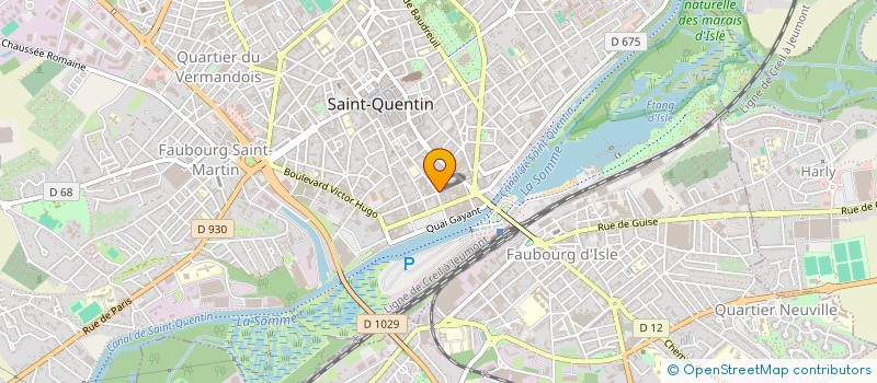 localisation de l'entreprise SCI DES ETATS GENERAUX à SAINT-QUENTIN