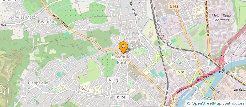 localisation de l'entreprise SCI DES ETATS UNIS  METZ