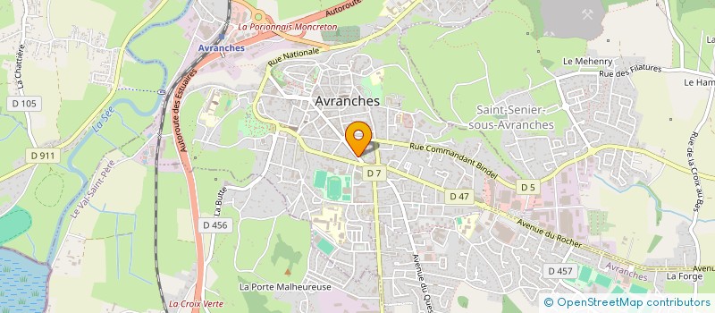 localisation de l'entreprise SCI DES ETOILES à AVRANCHES