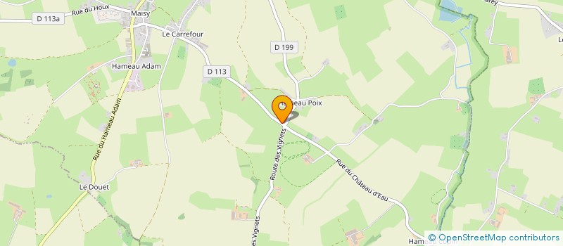 localisation de l'entreprise SCI DES ETOILES  GRANDCAMP-MAISY