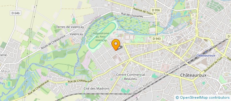 localisation de l'entreprise SCI DES ETOILES à CHATEAUROUX