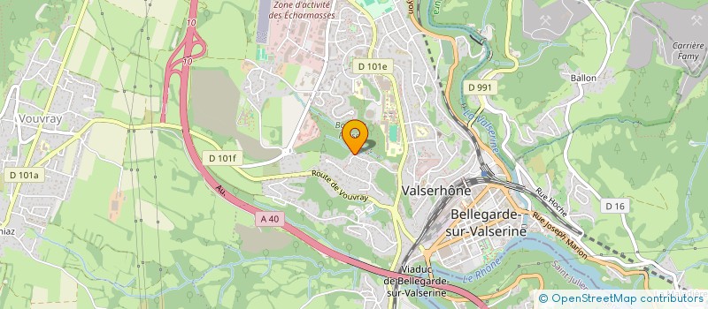 localisation de l'entreprise SCI DES ETOURNELLES à VALSERHONE