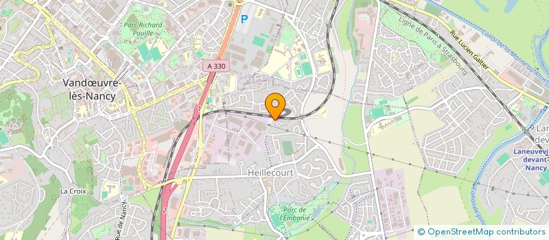 localisation de l'entreprise SCI DES ETRAPEUX  HEILLECOURT