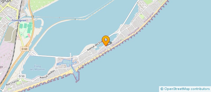 localisation de l'entreprise SCI DES ETS BOIRON à FRONTIGNAN