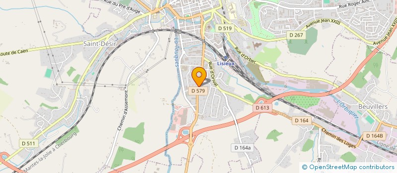 localisation de l'entreprise SCI DES ETS LEROI à LISIEUX