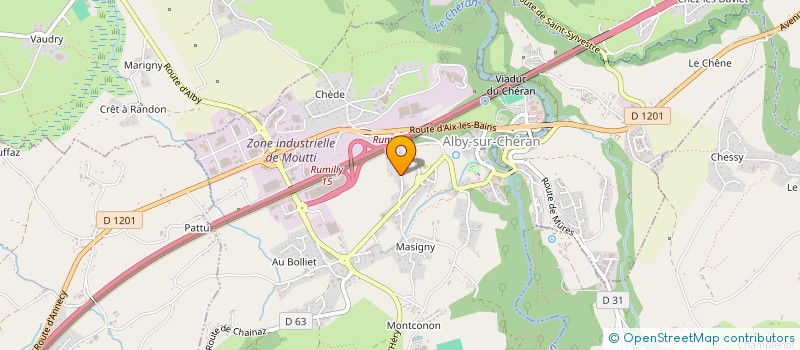 localisation de l'entreprise SCI DES ETS ROBERT DURIF  ALBY-SUR-CHERAN