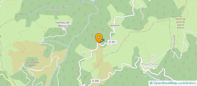 localisation de l'entreprise SCI DES ETS THURWANGER  COUX