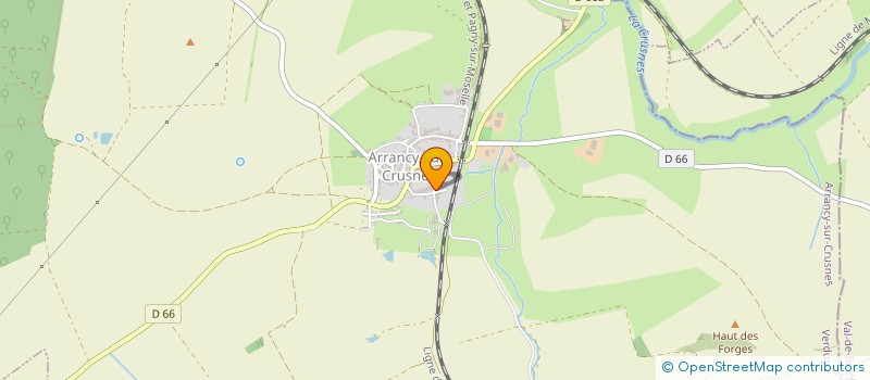 localisation de l'entreprise SCI DES EURANTES à ARRANCY-SUR-CRUSNES