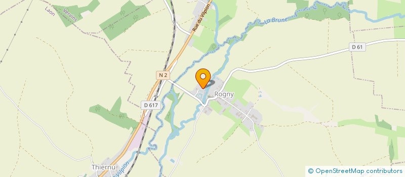 localisation de l'entreprise SCI DES EVOISSONS  ROGNY