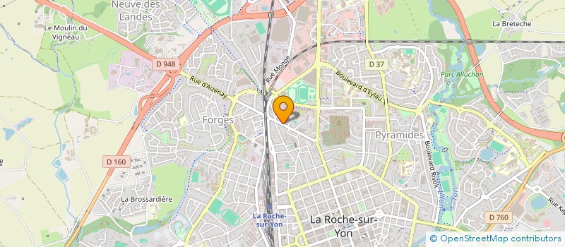 localisation de l'entreprise SCI DES EXPERTS à LA ROCHE-SUR-YON