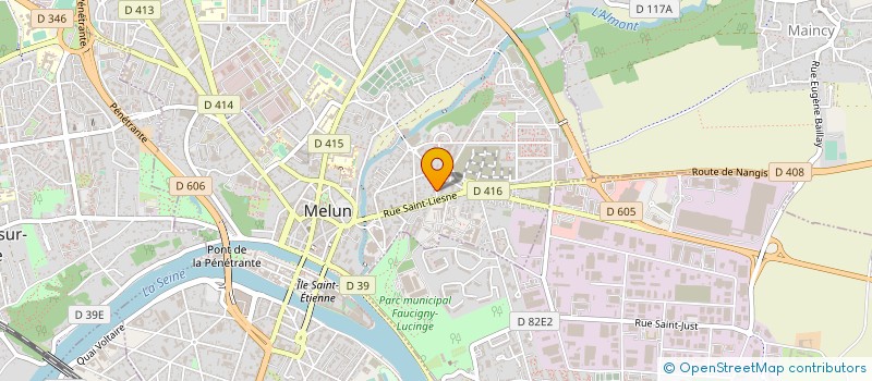 localisation de l'entreprise SCI DES FABRIQUES à MELUN