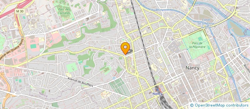 localisation de l'entreprise SCI DES FABRIQUES  NANCY