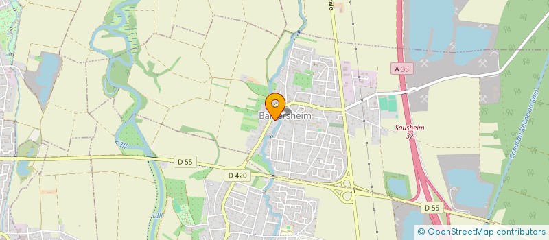 localisation de l'entreprise SCI DES FABRIQUES  BALDERSHEIM