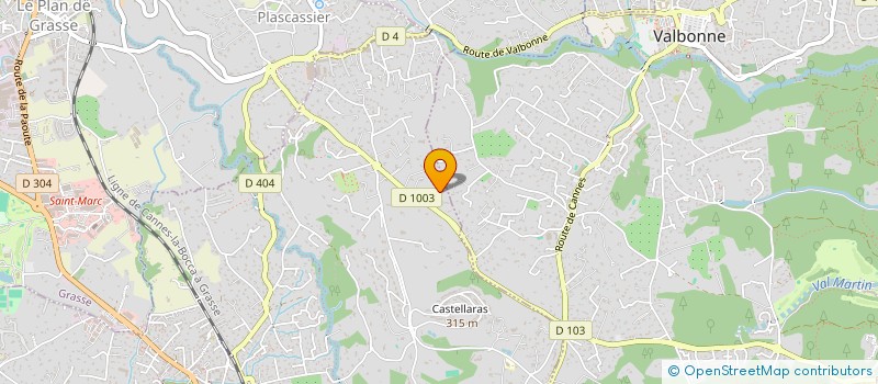 localisation de l'entreprise SCI DES FADES à MOUANS-SARTOUX