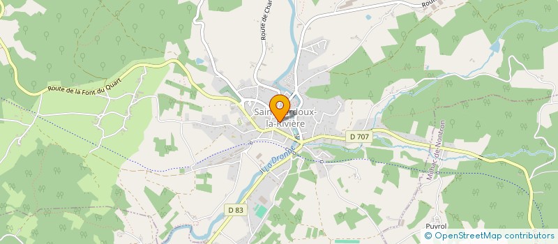 localisation de l'entreprise SCI DES FADETTES  SAINT-PARDOUX-LA-RIVIERE